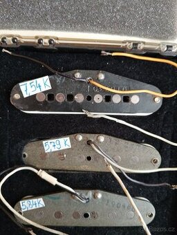 Fender snímače USA 1979 1980 1981 grey bottom, Dan Smith X1