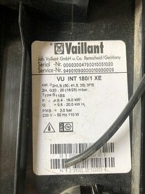 Regulace Vaillant VU INT 180/1 XE - 1
