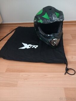 Crossová helma XTR 125 - matně zelená