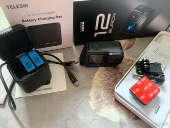GoPro Hero12 + sada 2 náhr. baterií s nabíječkou