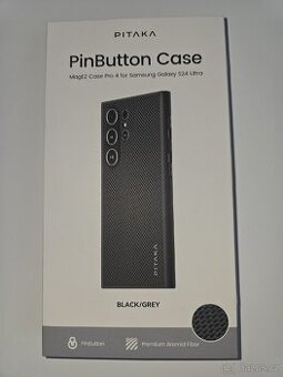 Pitaka Pouzdro PinButton pro Samsung Galaxy S24 Ultra