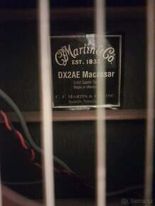 Kytara Martin DX2AE Macassar (elektroakustická)