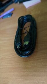 Firewire kabel 1394 6pin-4pin ke kameře 3m nový - 1