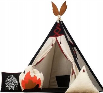 Indiánský stan tee pee a kostým indiána - 1