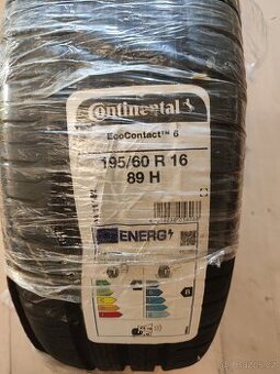 Pneumatika Continental Ecocontact TM 6, 195/60, R 16, 89 H