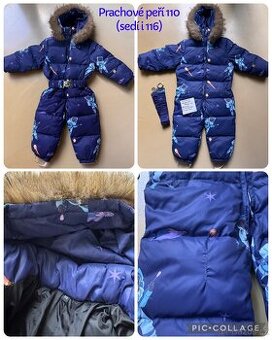 Zimní kombinézy/bundy/overaly (vel. 74-110)