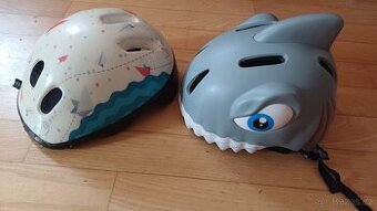 Dětská helma/přilba žralok + druhá zdarma