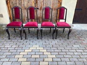 Drevene ,masiv-buk,zidle,4 ks