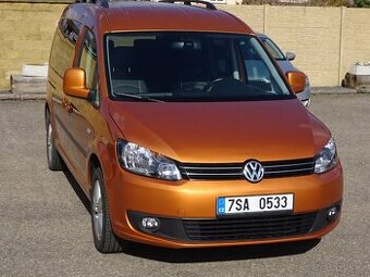 VW Caddy 2.0 TDI Life r.v.2013 (103 kw) 7 Míst Automat