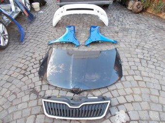 skoda rapid predek,kapota,blatniky,naraznik,maska