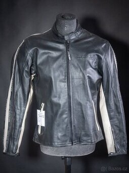 Dámská kožená moto bunda NAZRAN Too Fast Lady 3XL – chrániče