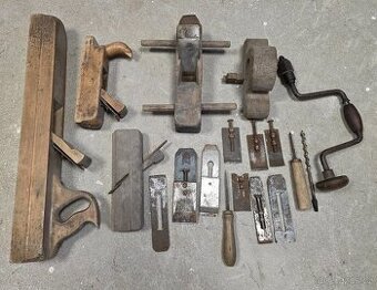 Staré hoblíky a vrtačky