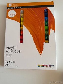 Akrylové barvy 24 ks