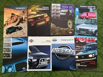 Nissan Terrano a Nissan Pick Up prospekty, katalog