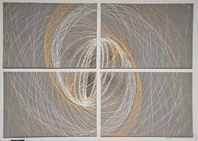 Obraz ohnivé tornádo 143x103cm