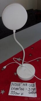 LAMPIČKA NA USB+PLYŠ. PŘEHOZY+ AKRYL. VANA 120 CM.+VECI DO D
