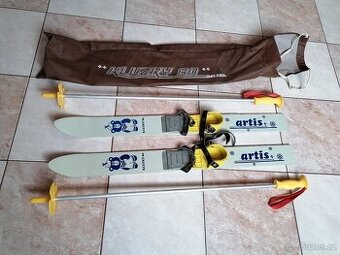 dětské lyže retro