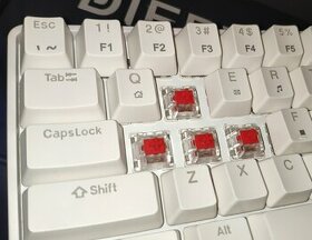 Dierya DK61se Gateron RED 60% RGB PBT Doubleshoot Keycap