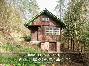 Prodej chaty / chalupy 46 m2 + pozemek 93m2, Lisov okres Plz - 1