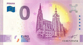Euro 0 – motiv Praha – chrám sv. Vita