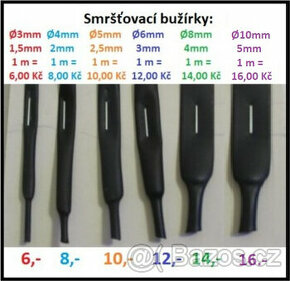 Teplem smrštitelné bužírky - 1
