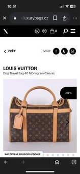 Louis Vuitton taška pro malého pejska