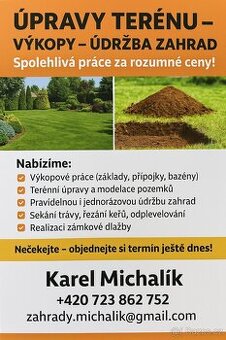 Terénní úprava pozemků