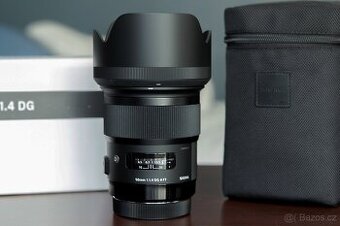 Sigma 50mm f/1.4 ART pro Canon EF + UV filtr + USB dock