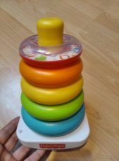 Vkládačka a kroužky FISHER PRICE + DVD