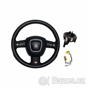 Volant černá perforovaná kůže Audi A4 B7 8E S-Line 2005