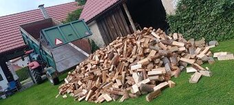 Palivové dřevo.