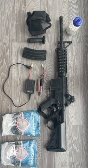 Airsoftová zbraň Colt M4 CQB celokov CYMA