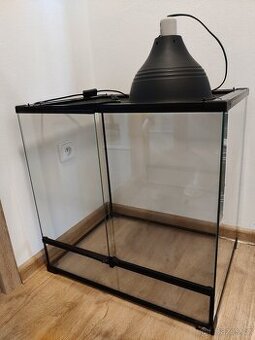 Terárium 60x45x60 + príslušenstvo - 1