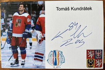 Autogram Tomáše Kundrátka