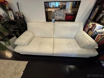 Kožená sedačka Natuzzi s bobíkem