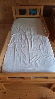 Postel Ikea s roštem a matrací - 1