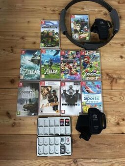 Hry a paměťové karty na nintendo switch