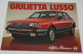 Prospekty Alfa Romeo Giulietta Lusso (bez datace)