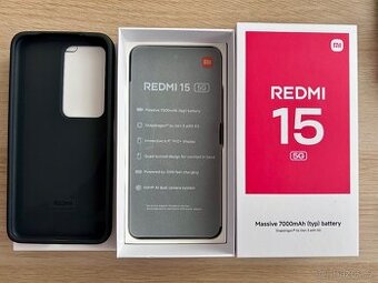 Xiaomi Redmi 15 5G 4GB/128GB Midnight Black pouze rozbalený