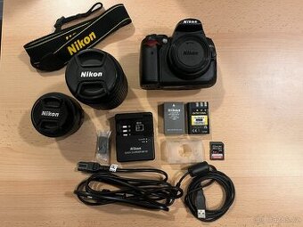 Nikon D5000 - kompletní set