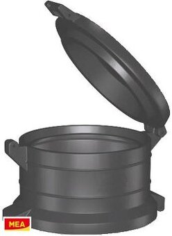 Nástavec na podzemní nádrž s pantem (bez víka)