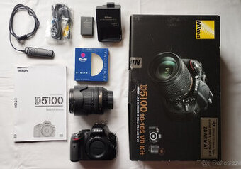 Nikon D5100 + objektiv Nikkor 18-105