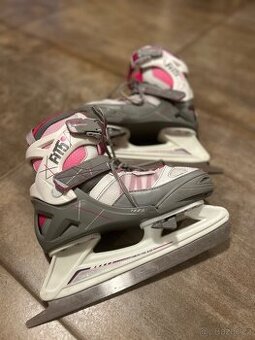 Dívčí brusle Oxelo stavitelné 35-38