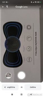 Minimasážní přístroj LCD model