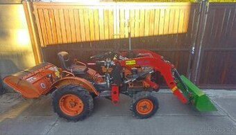 Kubota B5001 s čelním nakladačem a příslušenstvím