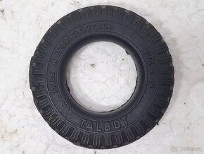 Talbot Šerý - Pneu Barum - Retro hračka - Bakelitové auto