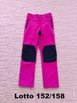 Zateplené softshellové kalhoty LOTTO 152/158