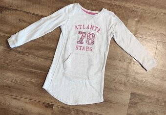 Dívčí dlouhá mikina vel.110/116