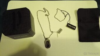 POLICE přívěsek na krk s náramkem