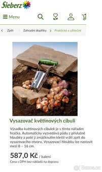 Vysazovač květinových cibulek Sieberz